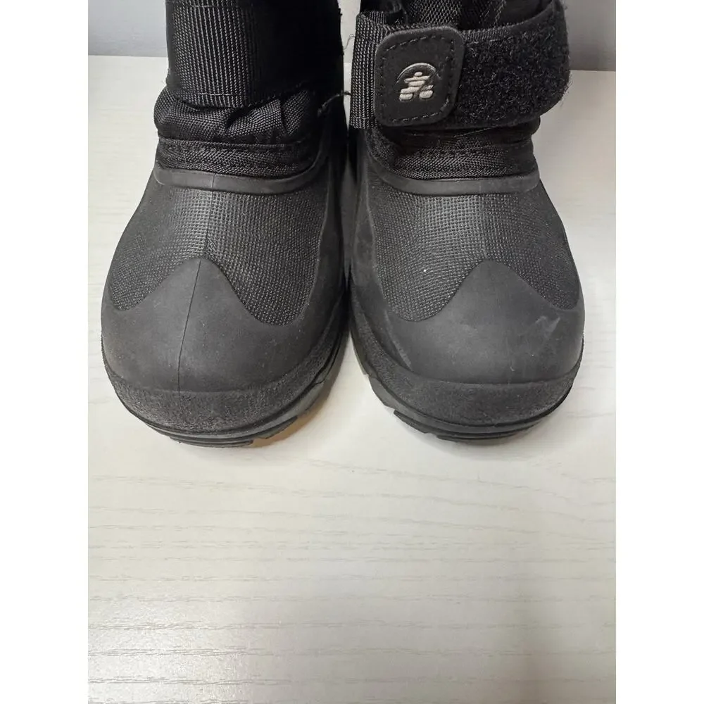 Kamik Kids Winter Snow Boots Black Insulated Waterproof Size 4 Youth